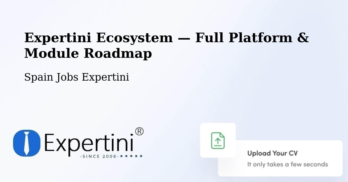Expertini Ecosystem — Full Platform & Module Roadmap – Castalla